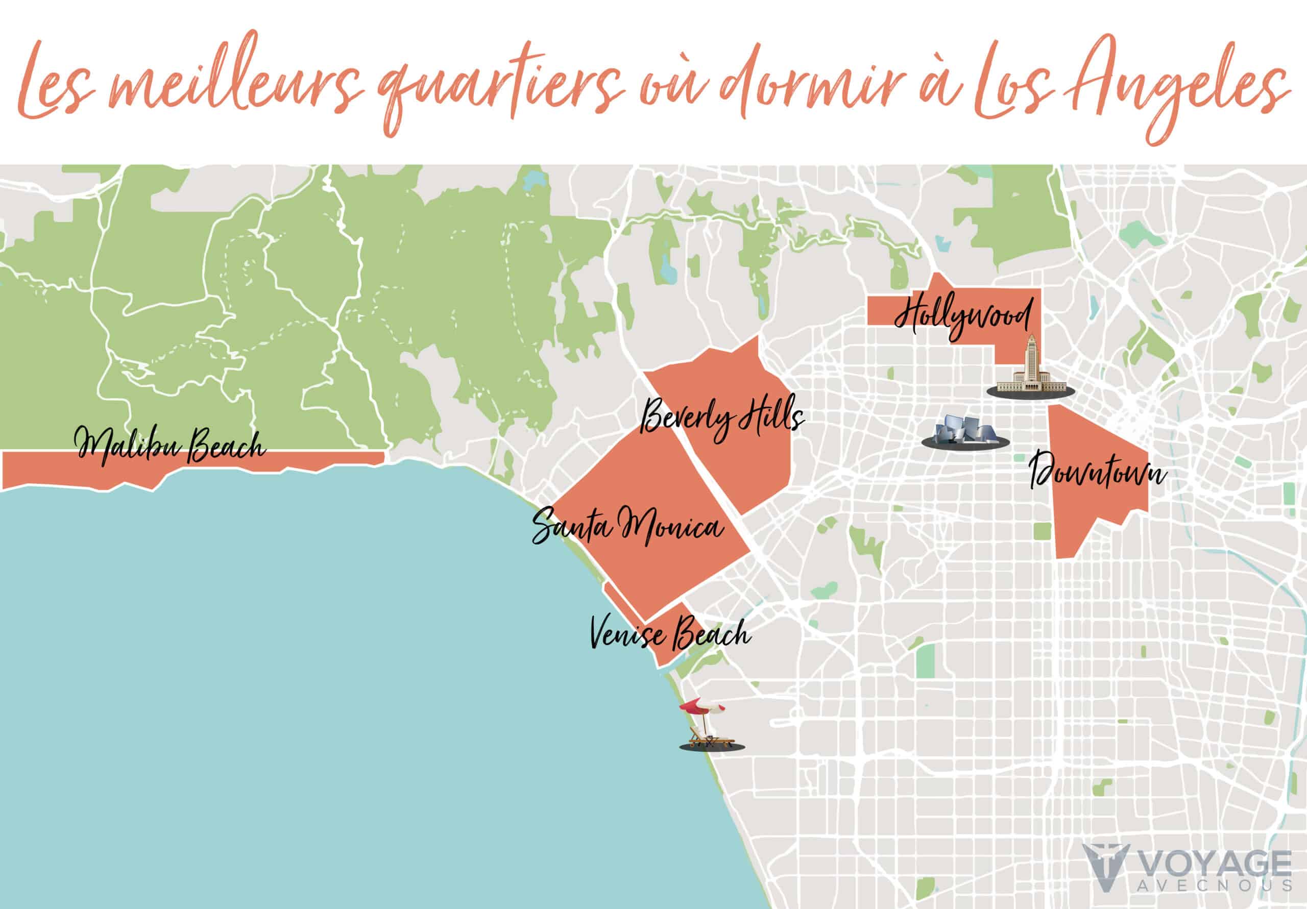 ou dormir los angeles carte