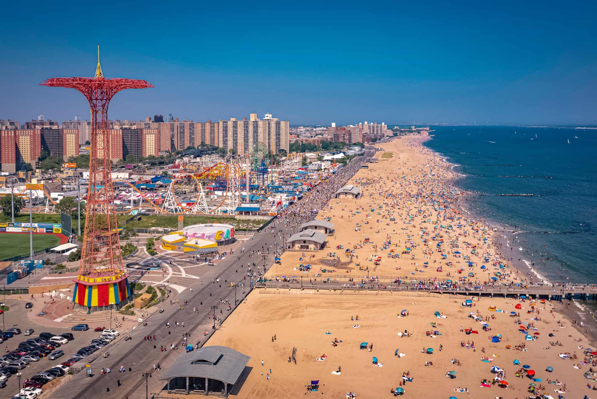 plage coney island new york