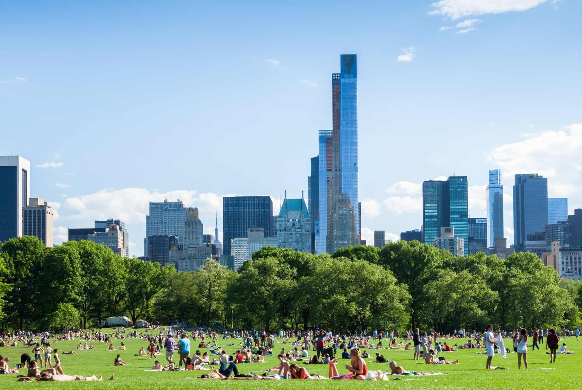 retour des beaux jours central park