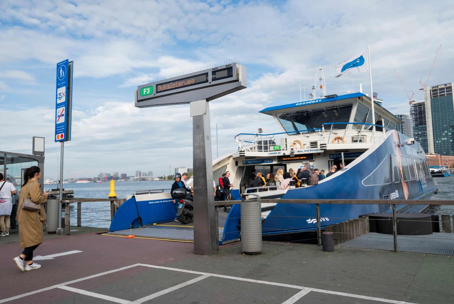 ferry a amsterdam port
