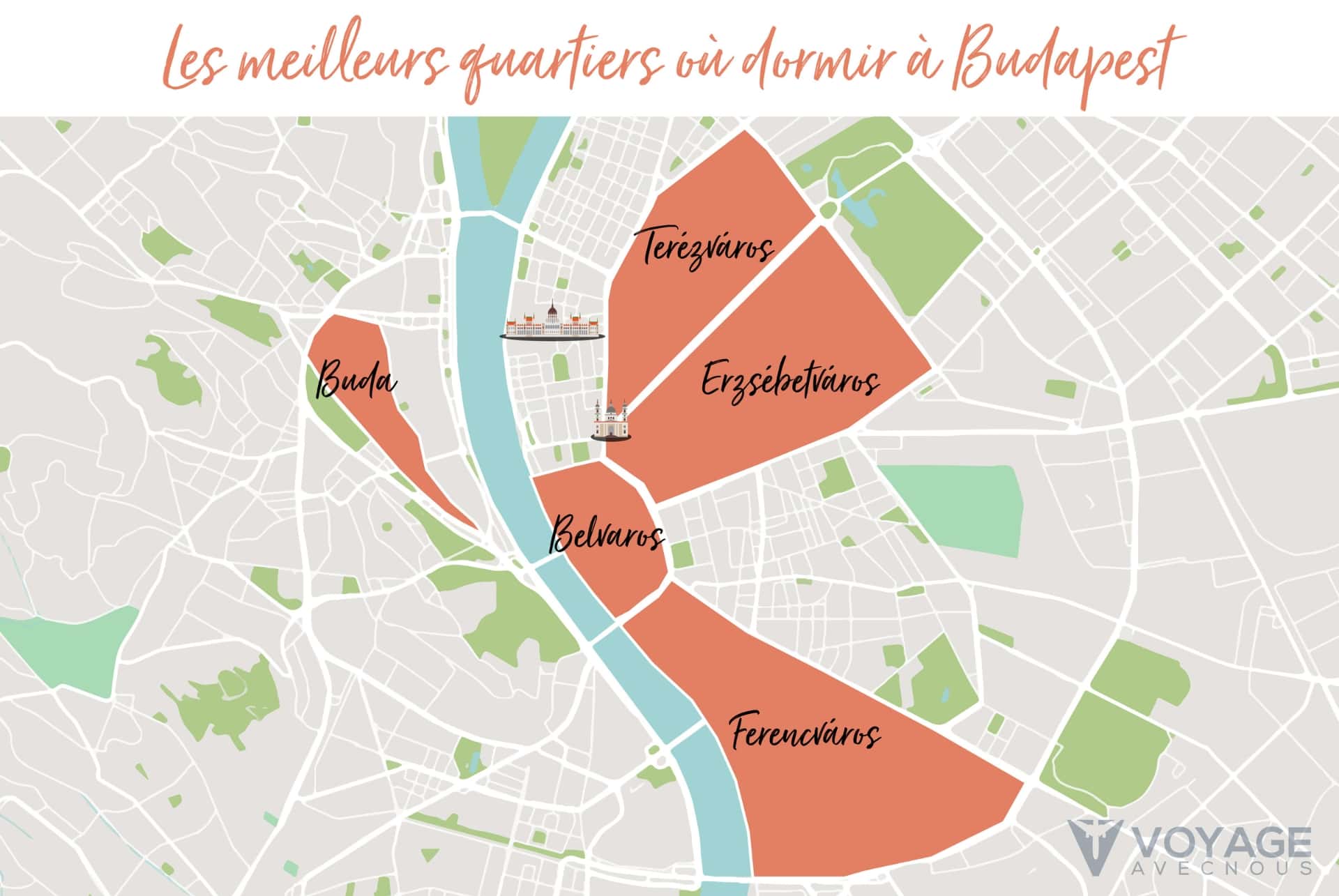 map dormir budapest