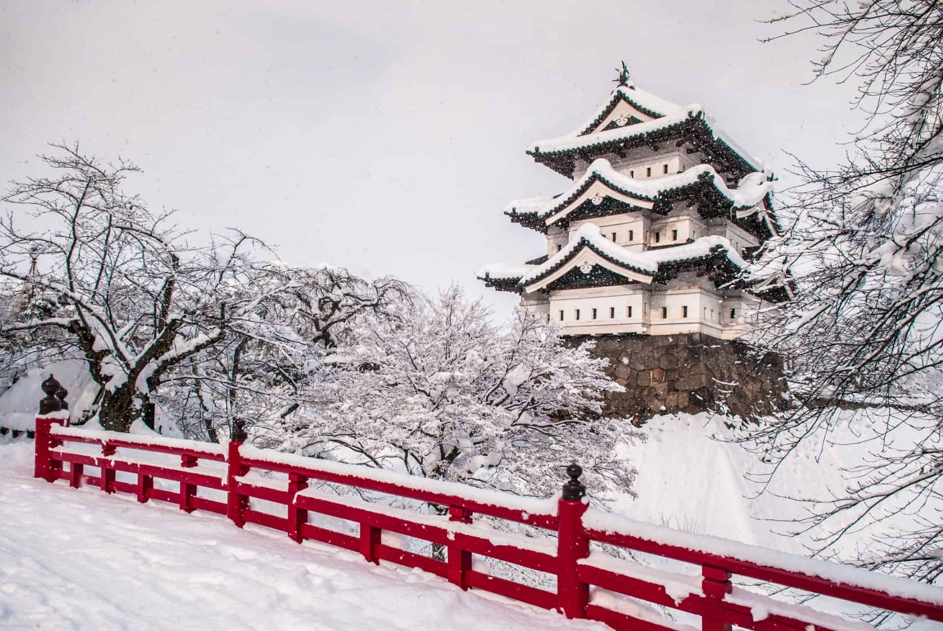 partir au japon en hiver