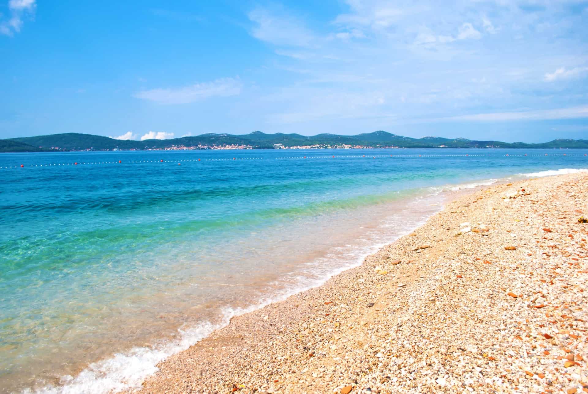 plage zadar croatie