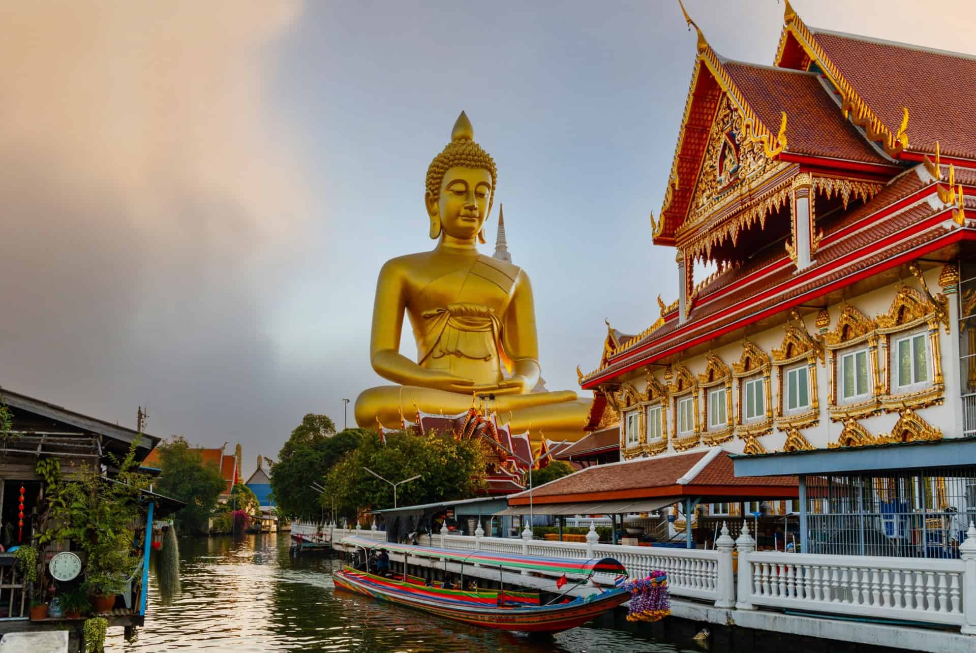 wat paknam bangkok thailande mai