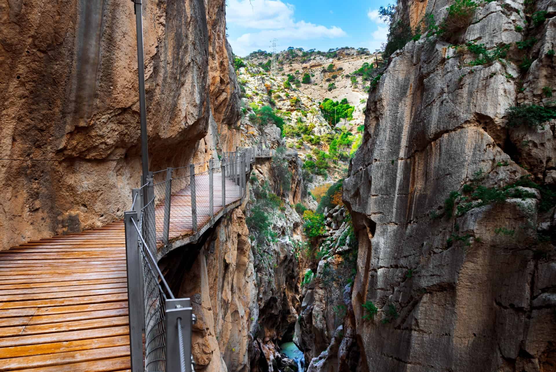 caminito del rey andalousie en avril