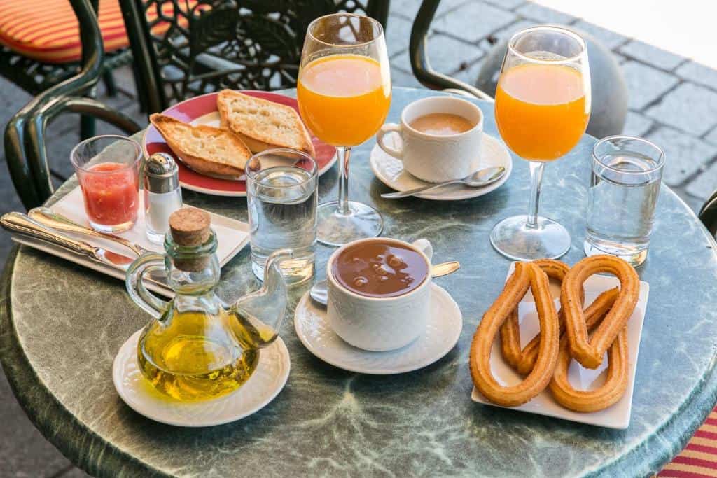 hostal central palace madrid dejeuner