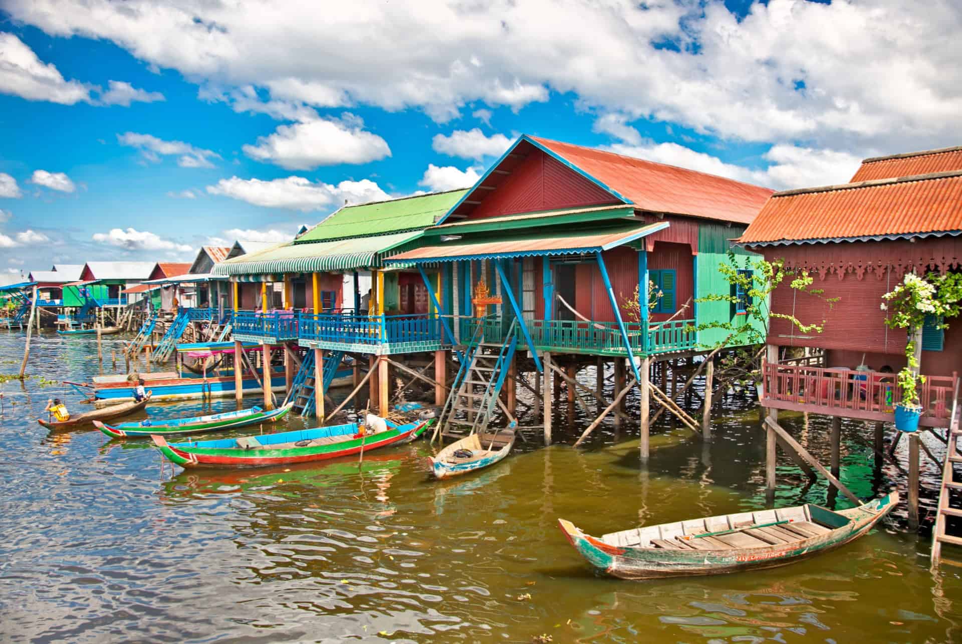 ou dormir au cambodge maison flottantes