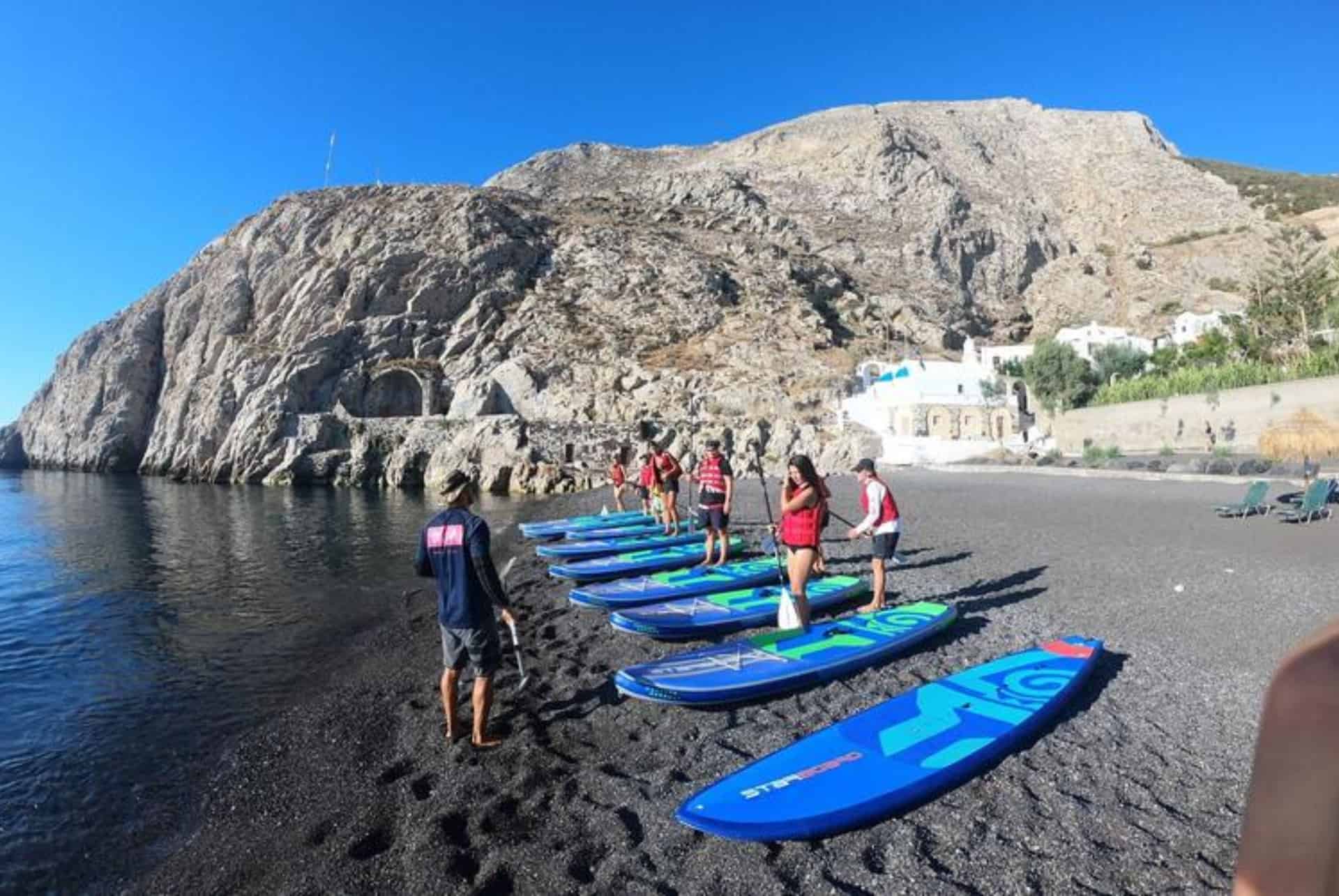 paddle a santorin