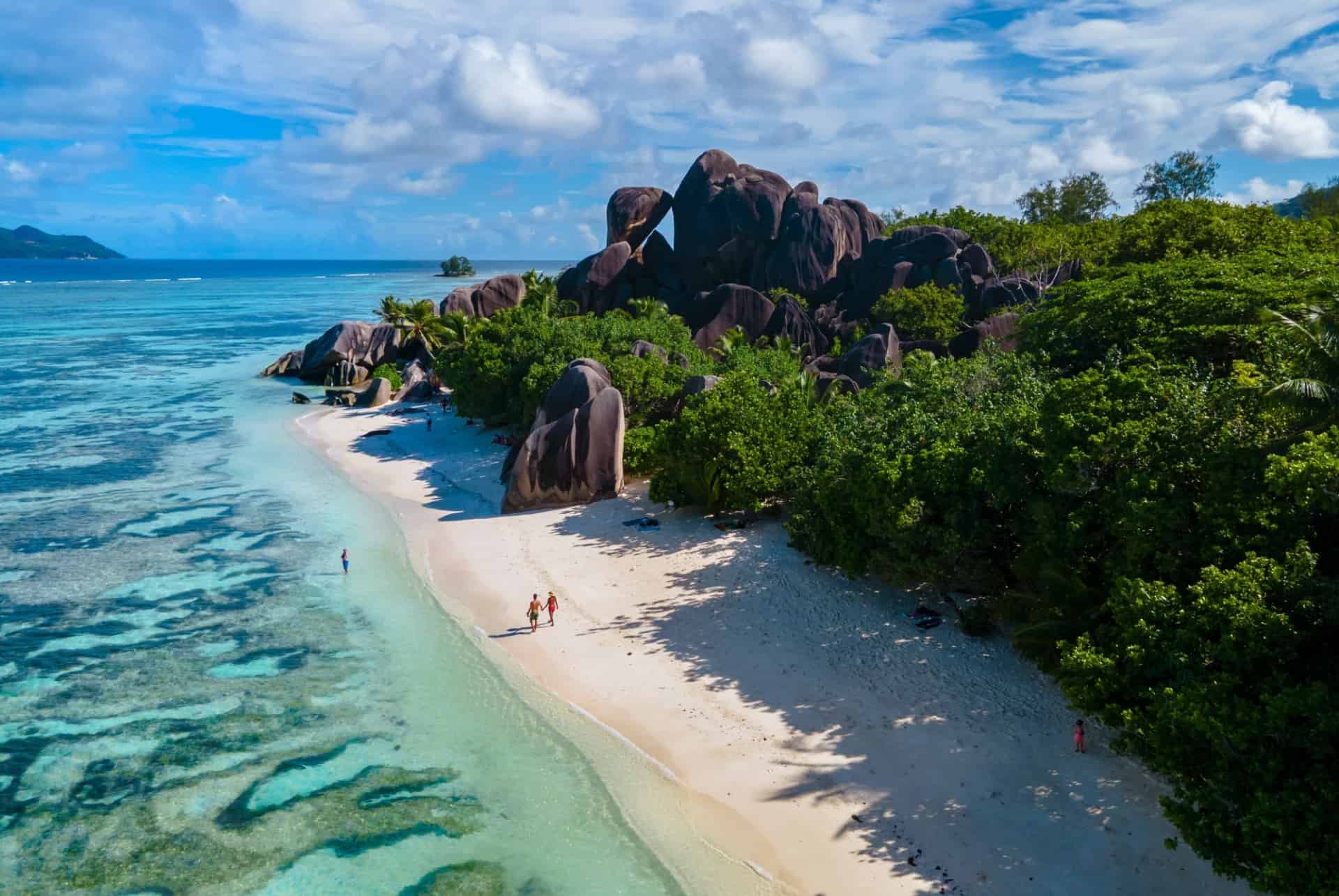 plages de la digue seychelles