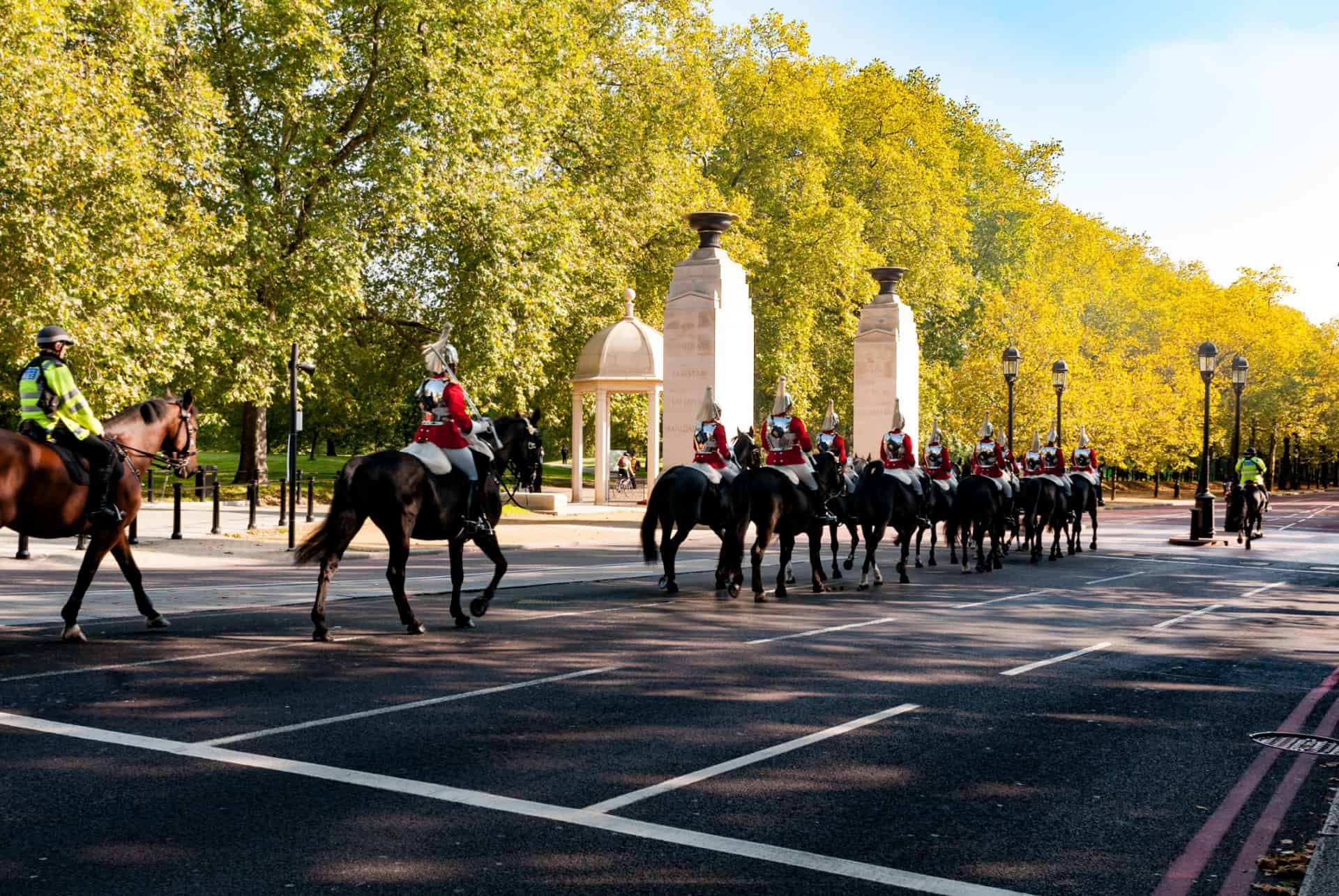 releve de la garde a cheval londres