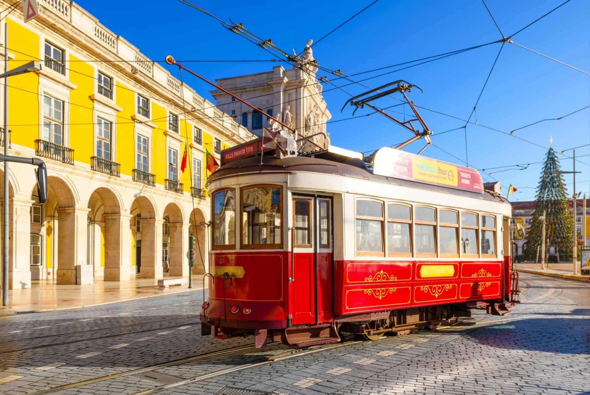 tramway rouge lisbonne