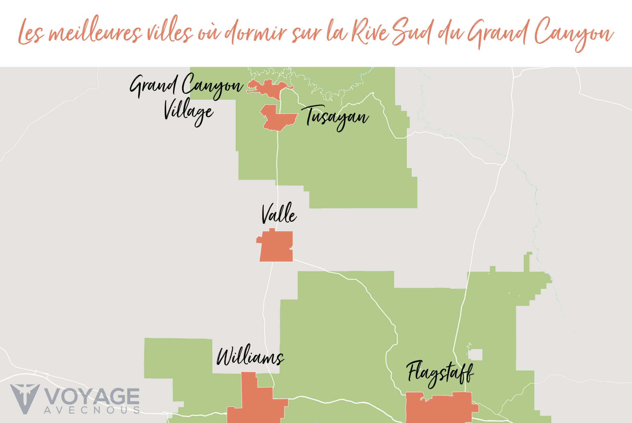 villes ou dormir rive sud