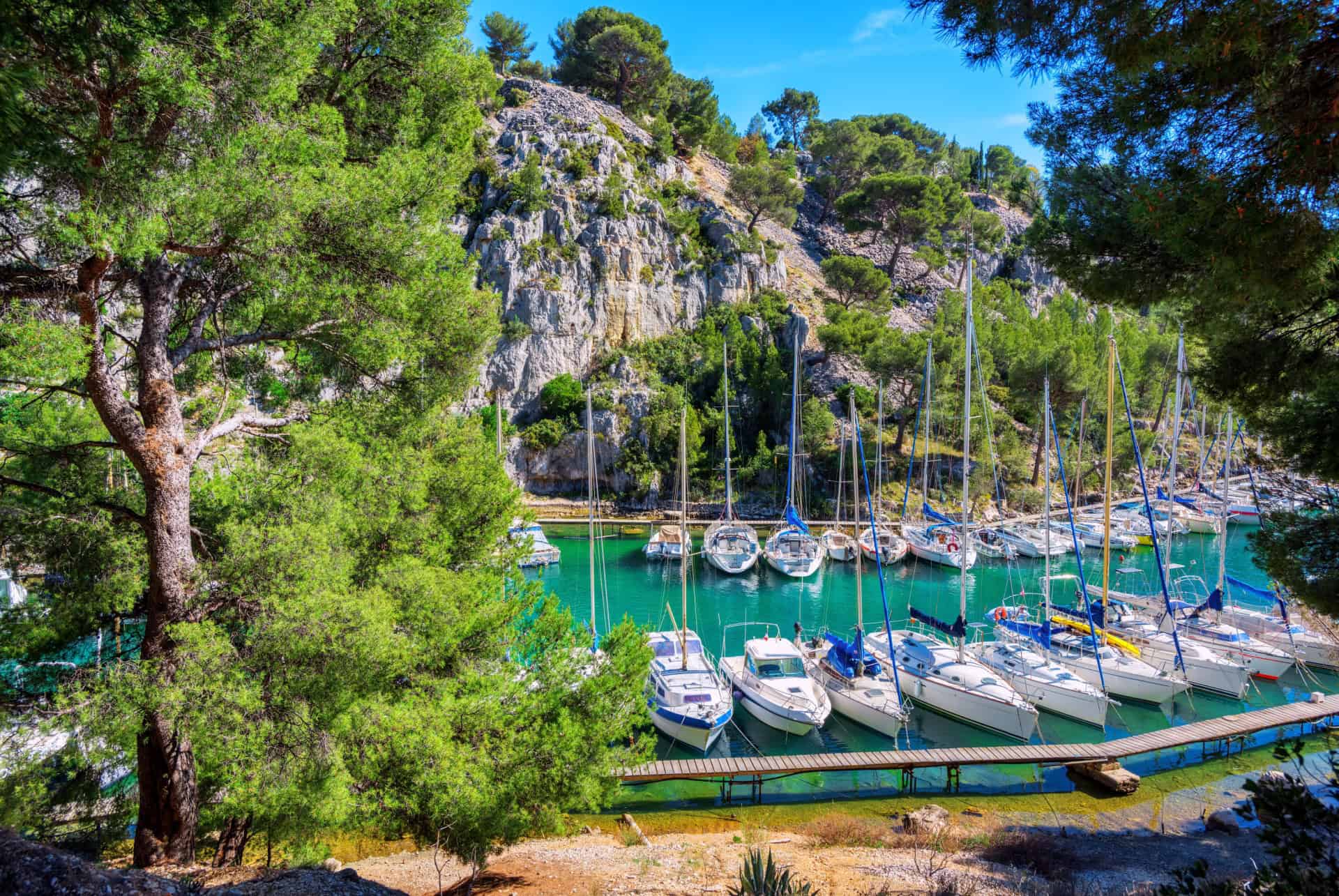 calanques ou partir en juillet