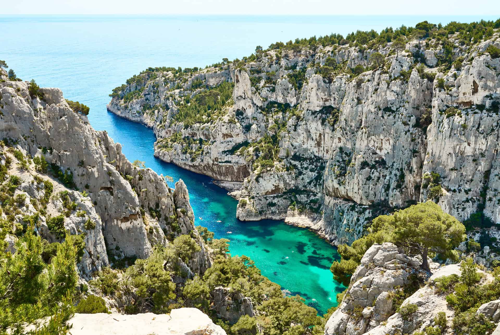 calanques de marseille en vau