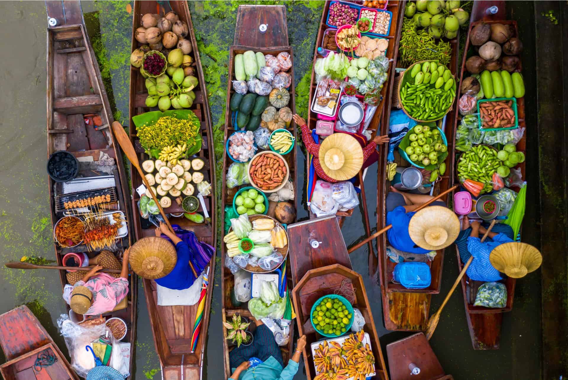 fruits du marche en thailande