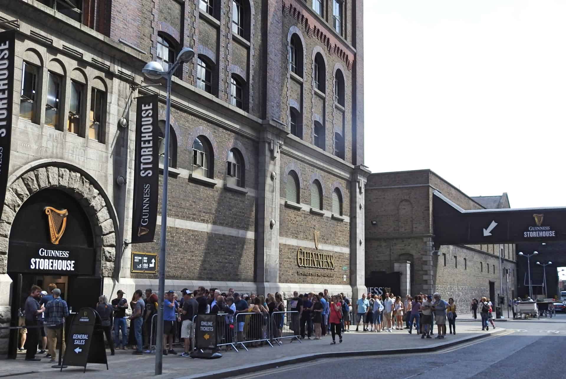 guinness storehouse touristes