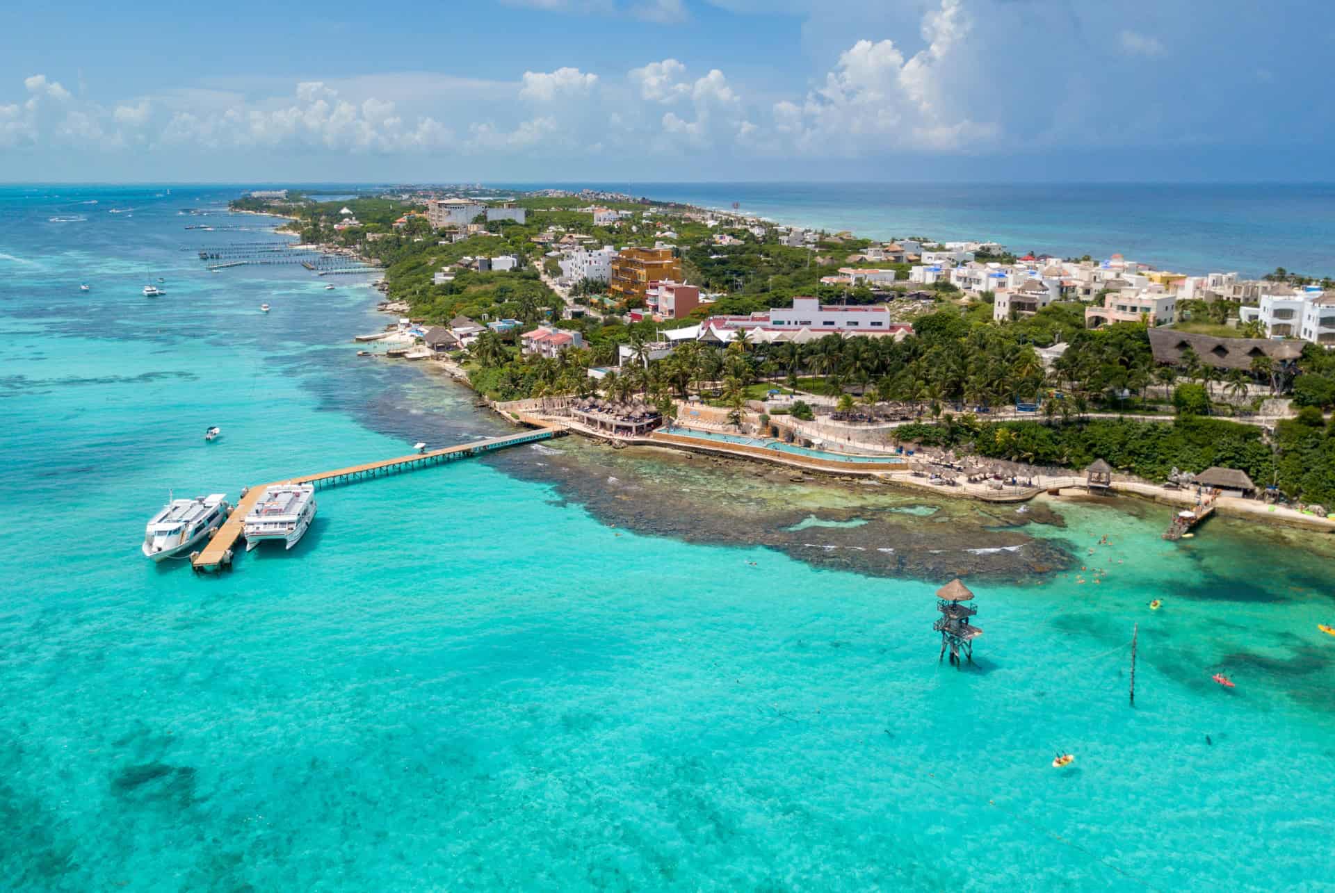 isla mujeres mexique en juillet