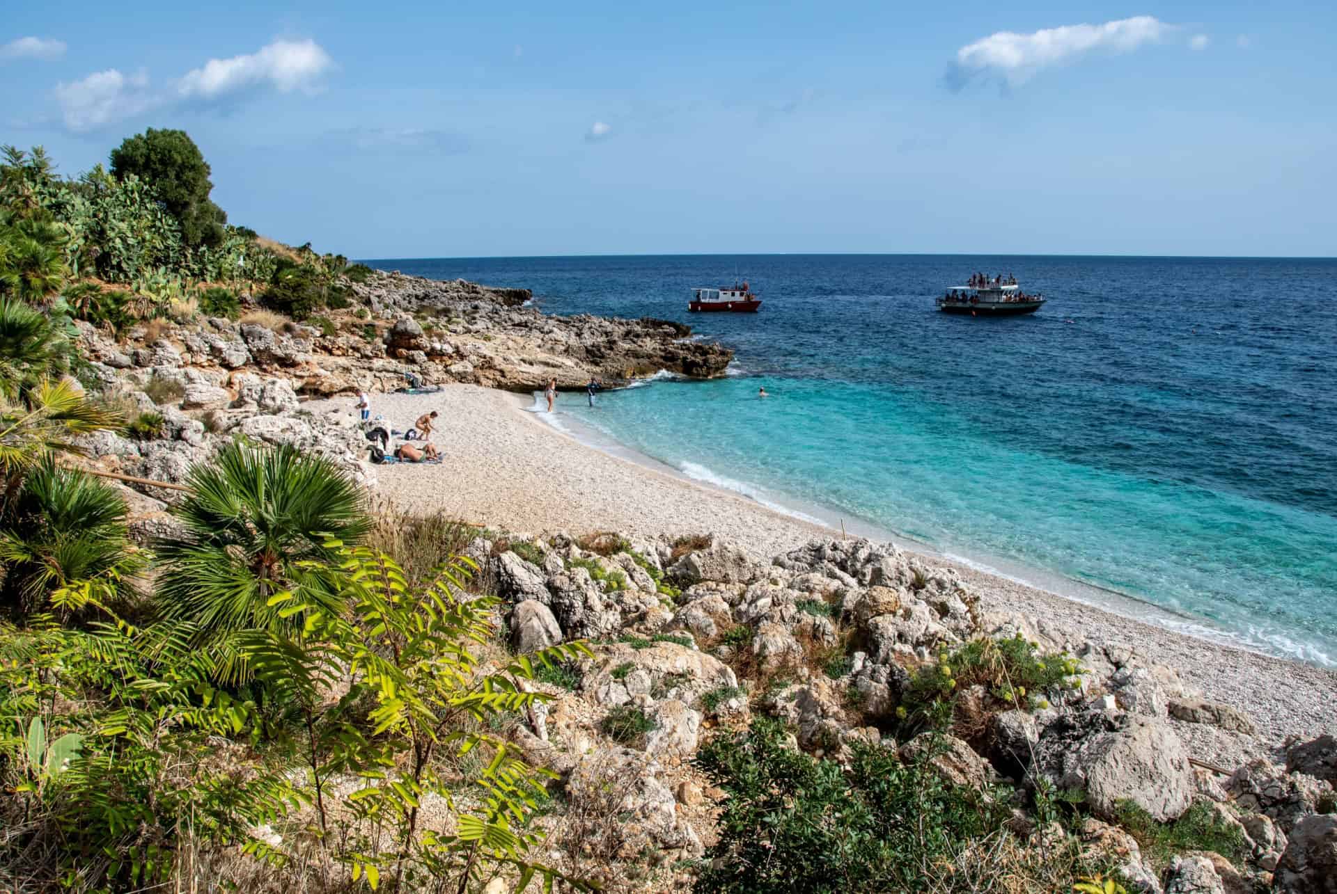 la cala dell uzzo sicile