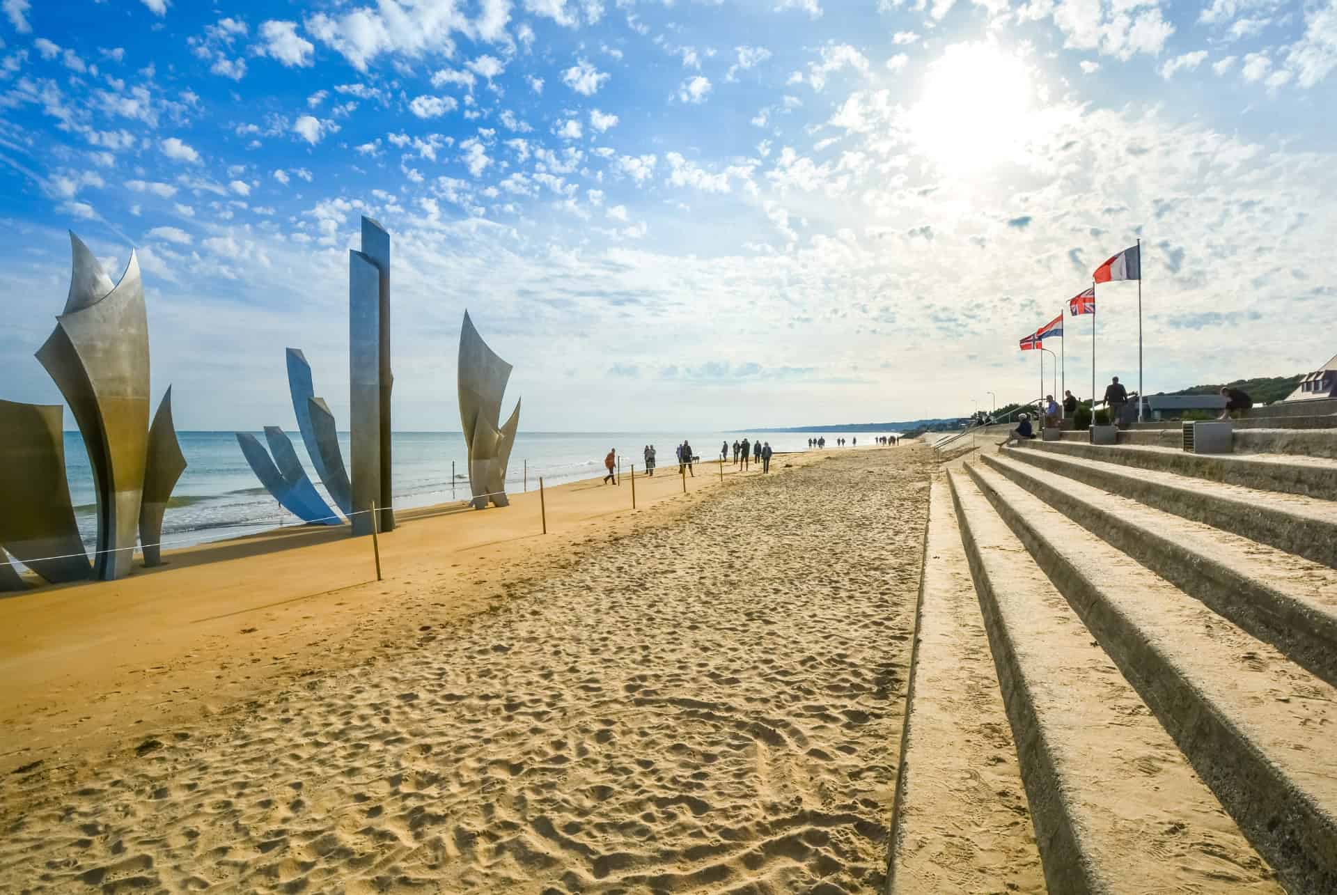 omaha beach plages du debarquement normandie