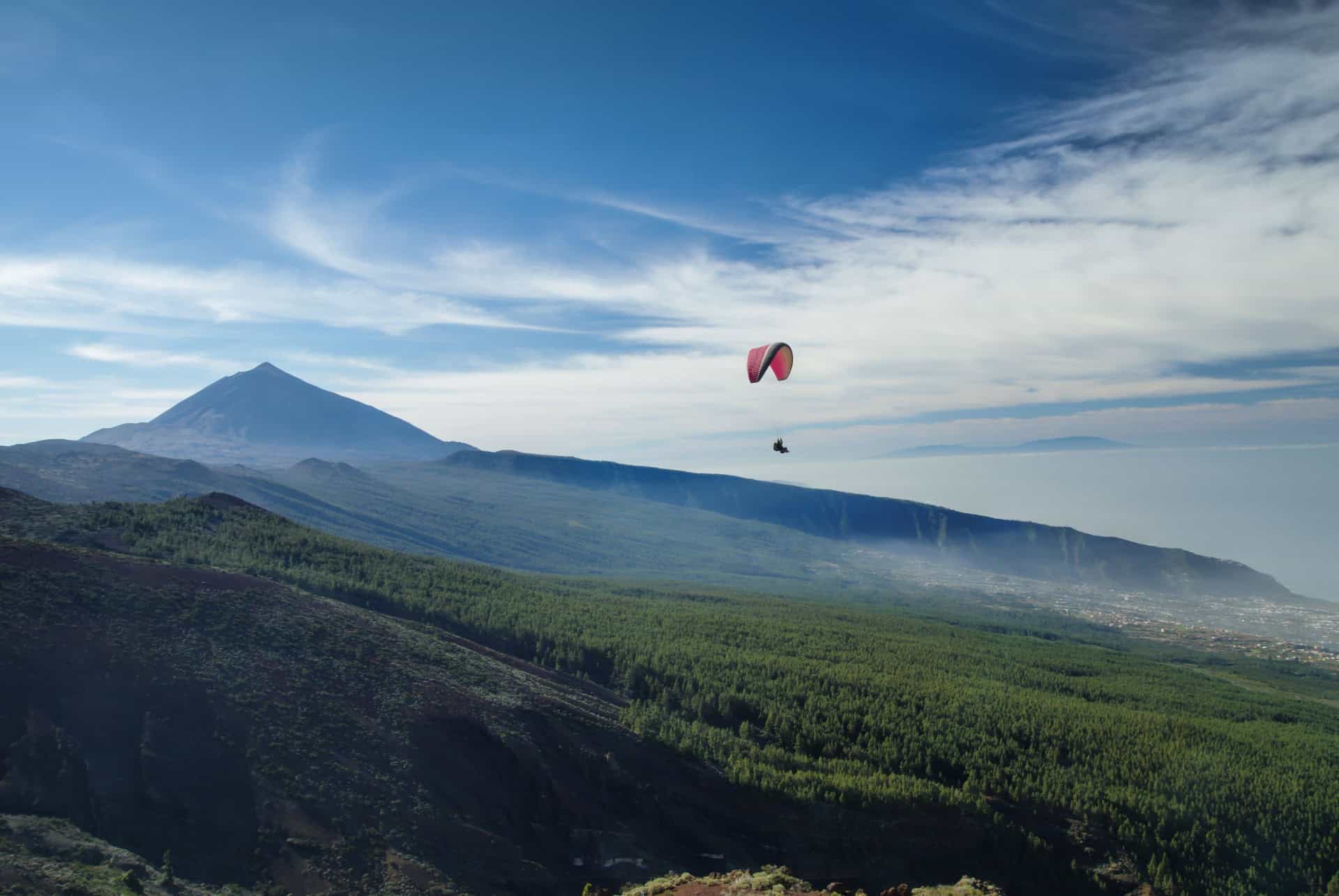 parapente mont teide