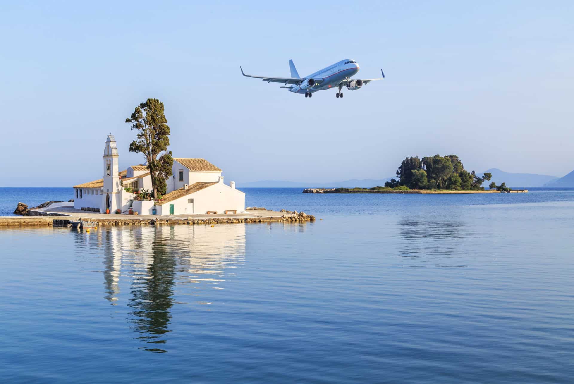 partir en grece avion