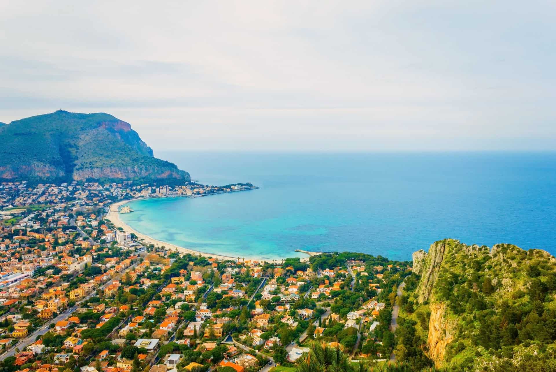 plus belles plages sicile mondello beach