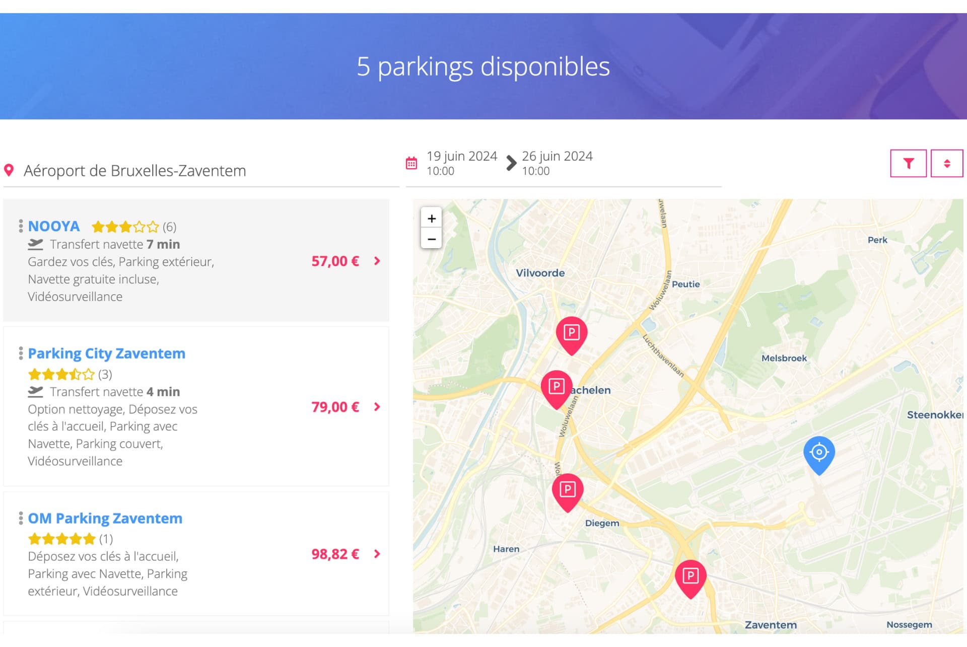 simulation travelcar bruxelles