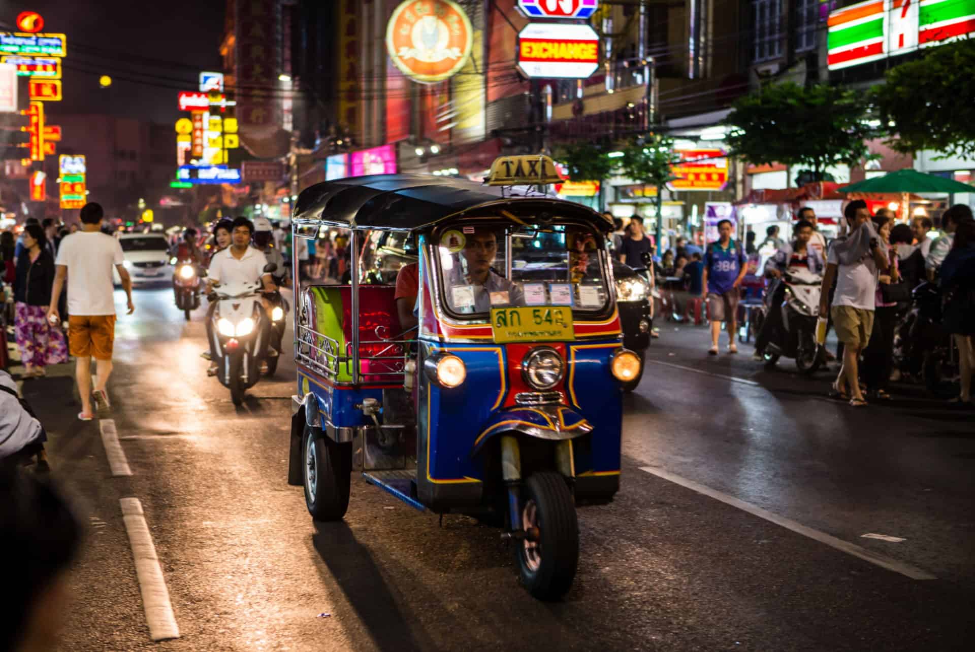 tuk tuk en thailande