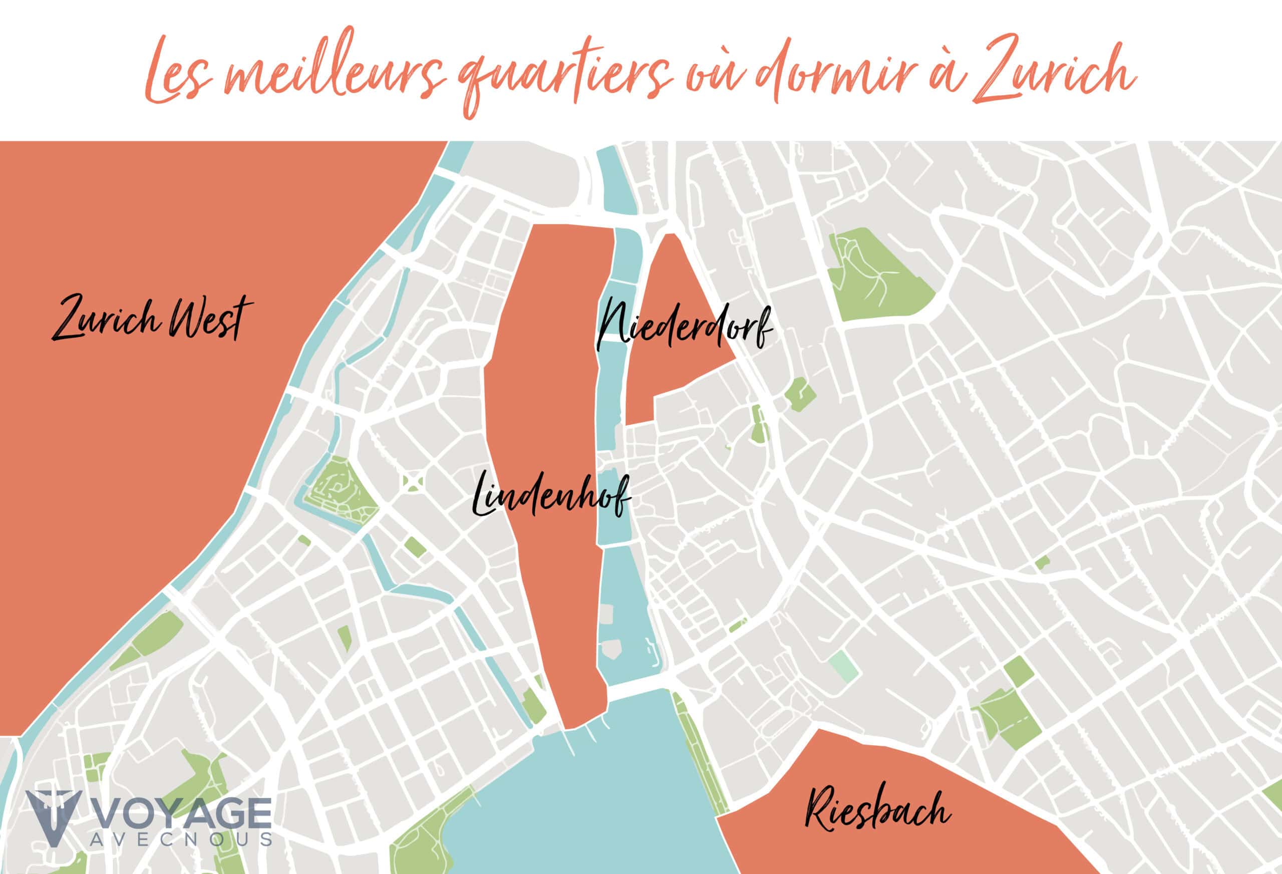 map ou dormir a zurich