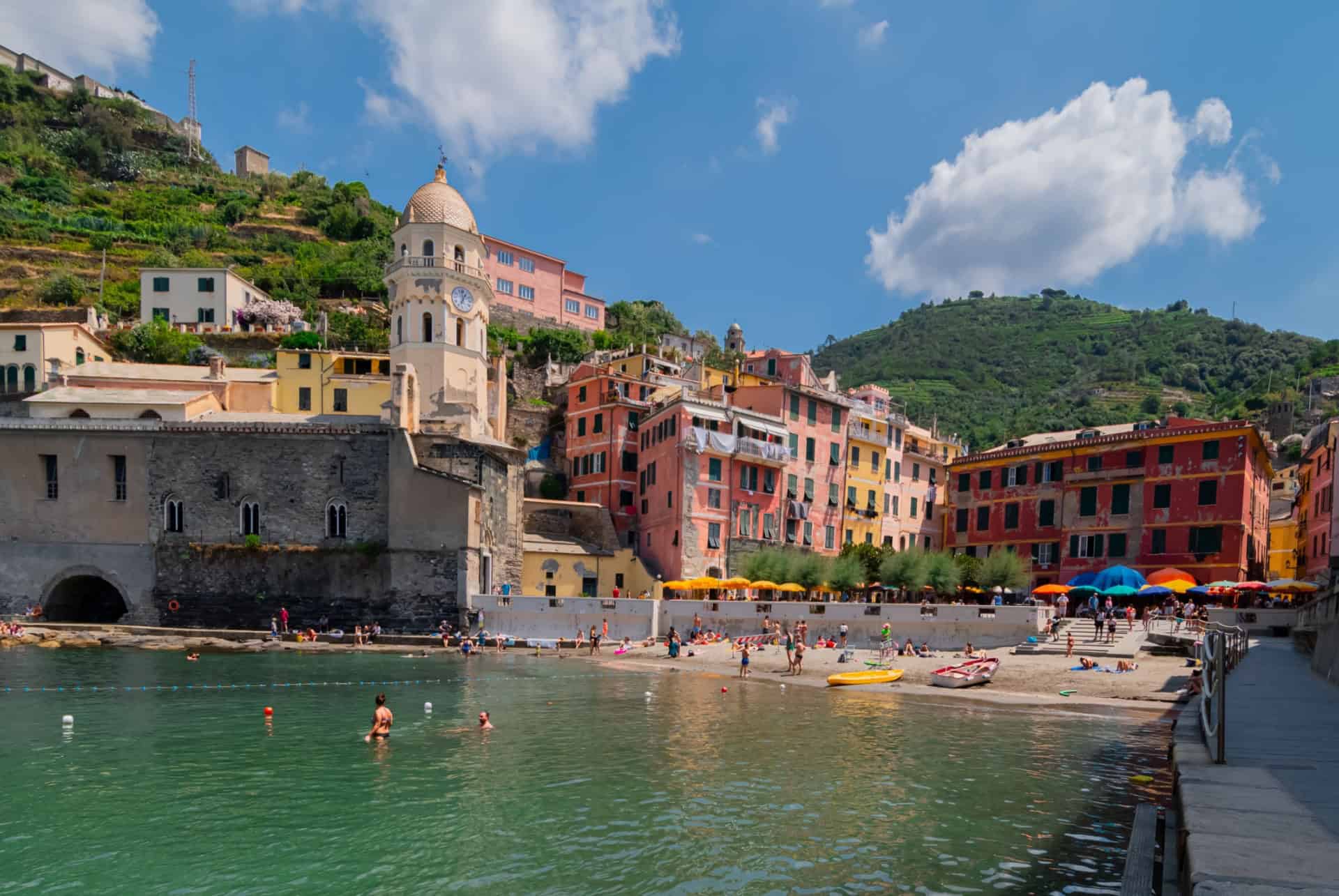 plage de sable que faire vernazza