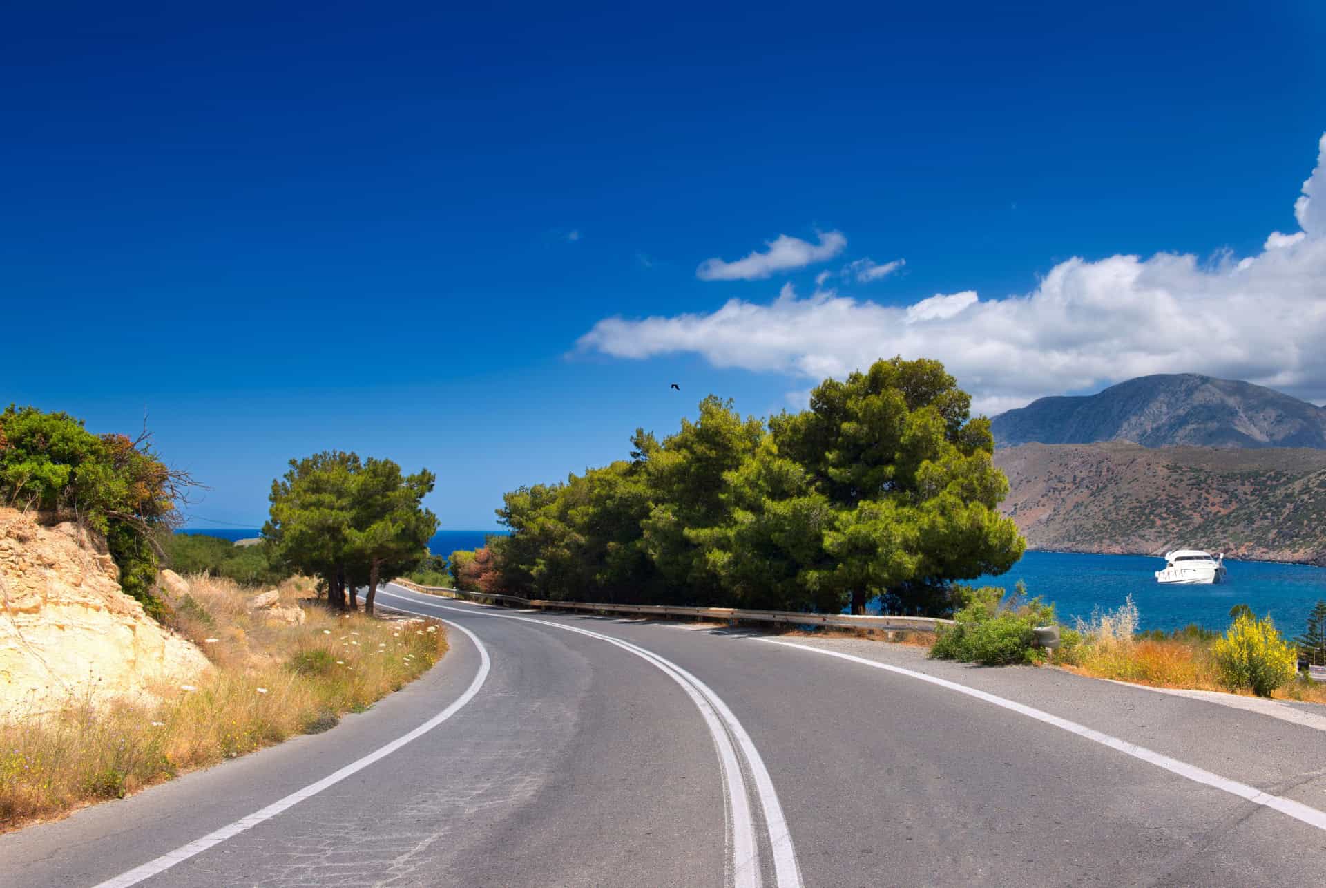 road trip en crete vue