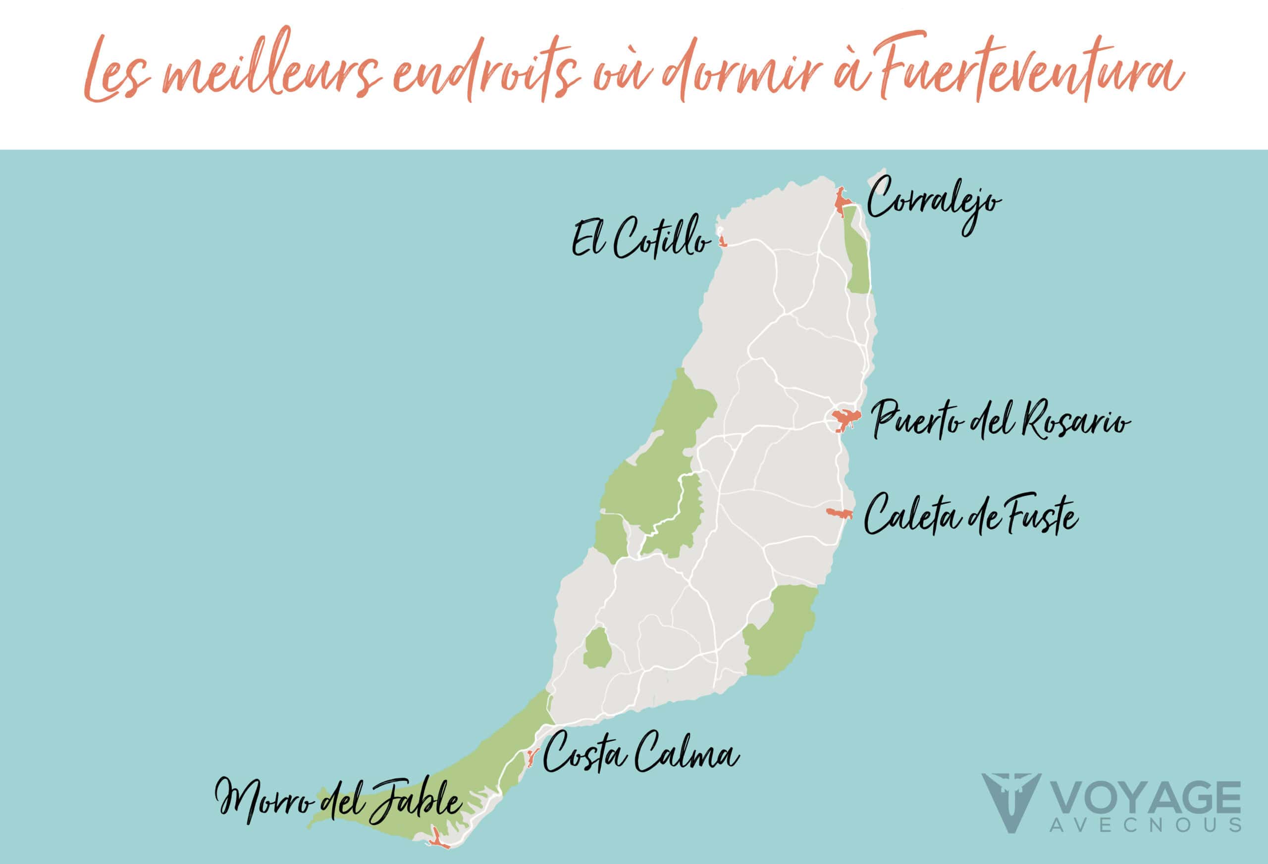 map fuerteventura