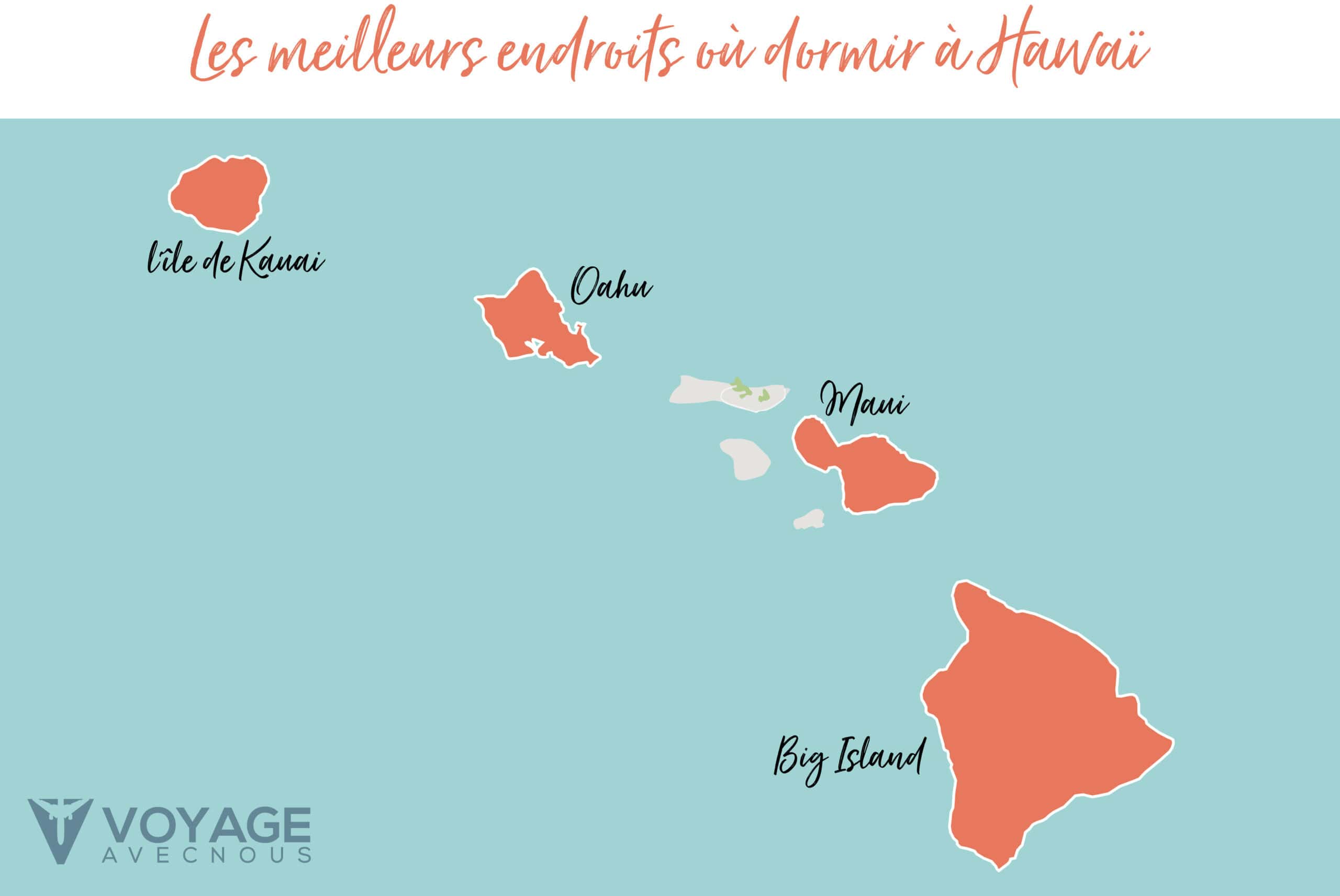 ou dormir a hawai carte