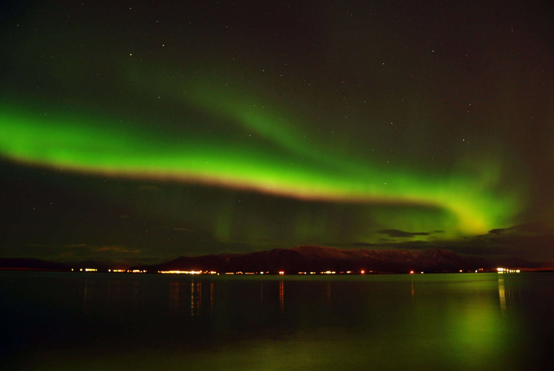 aurores boreales reykjavik activite