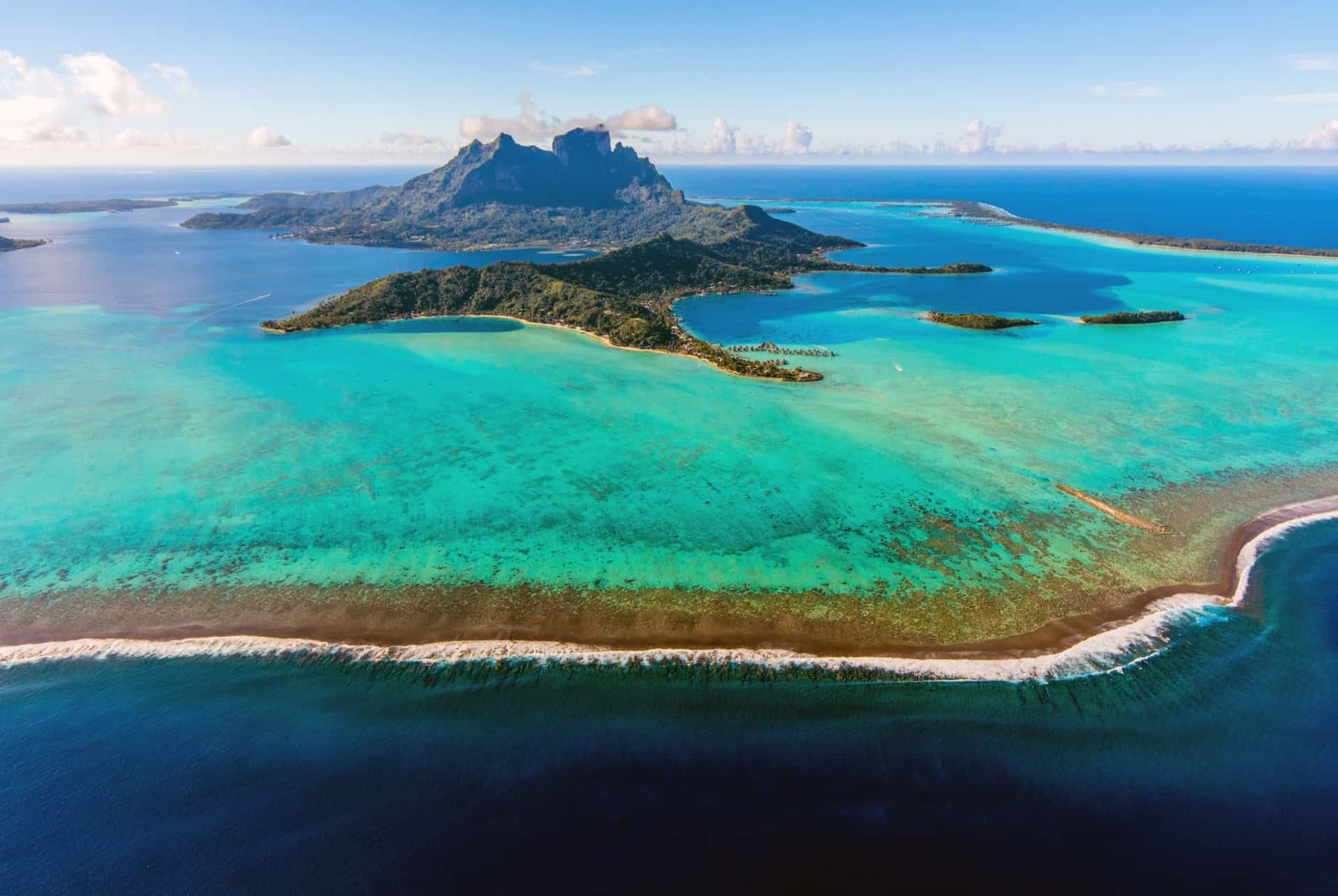bora bora vue aerienne