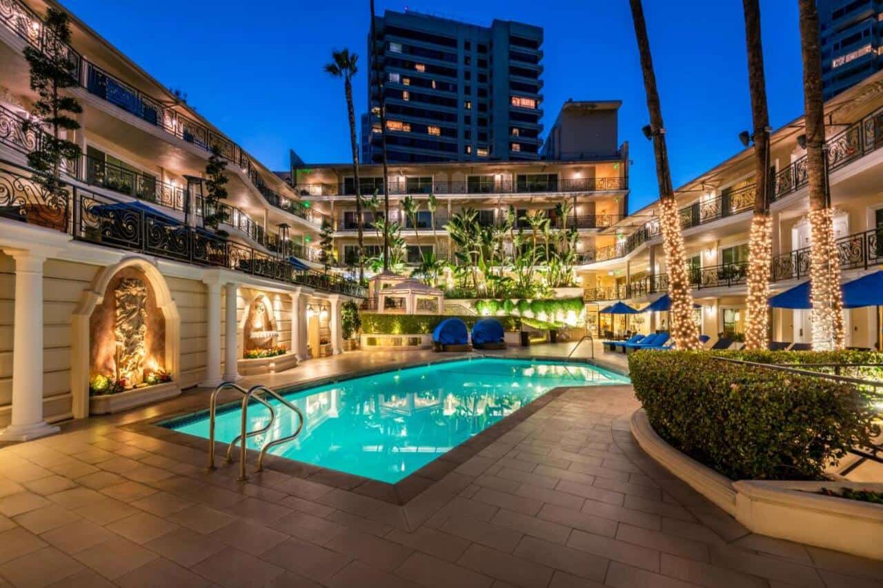 ou dormir a los angeles beverly hills exterieur