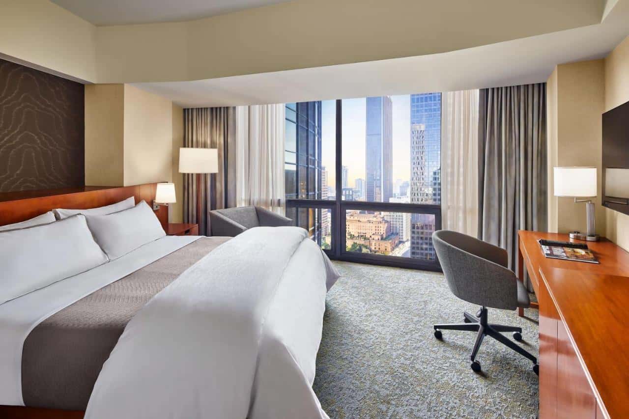 ou dormir los angeles hotel westin bonaventure