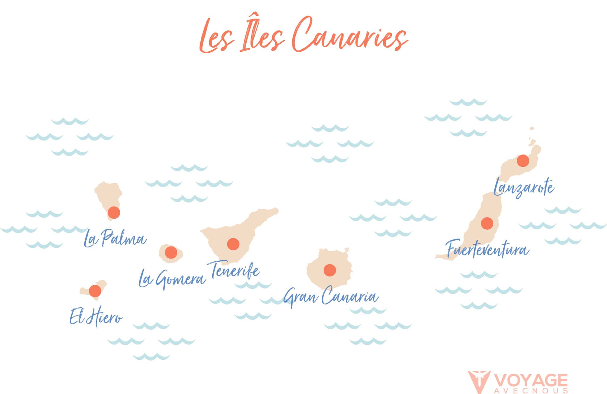map iles canaries