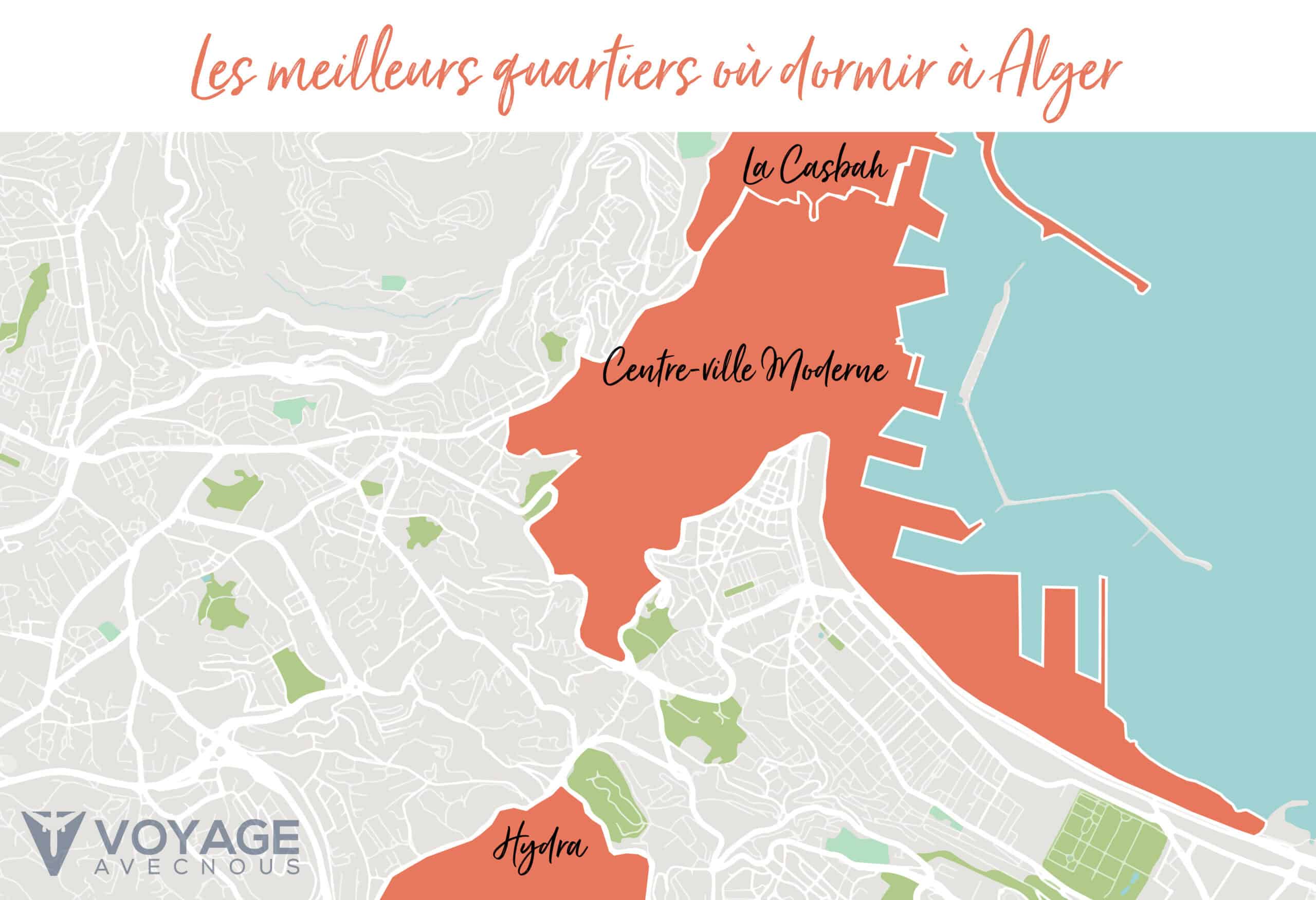 map ou dormir alger
