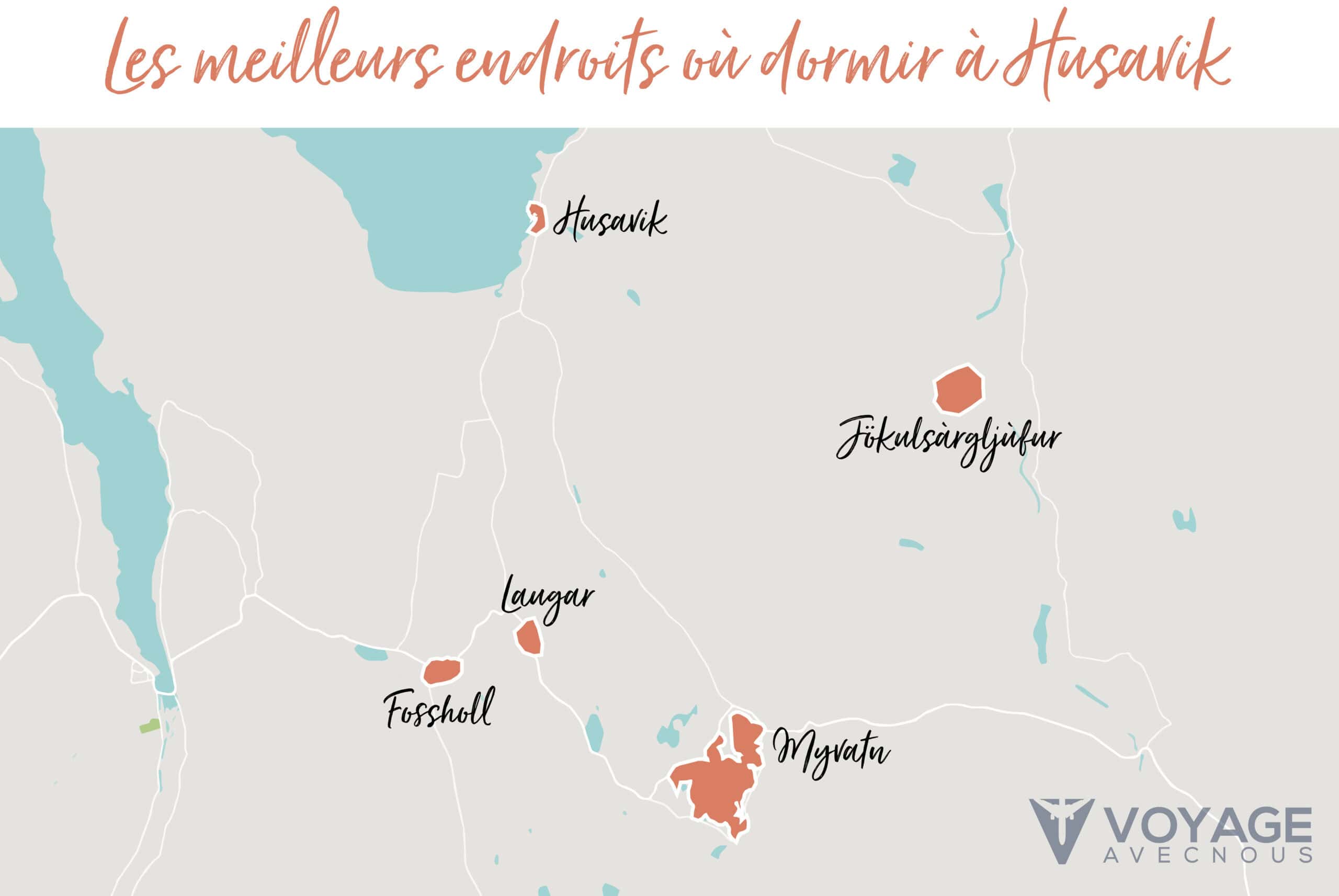 map ou dormir husavik