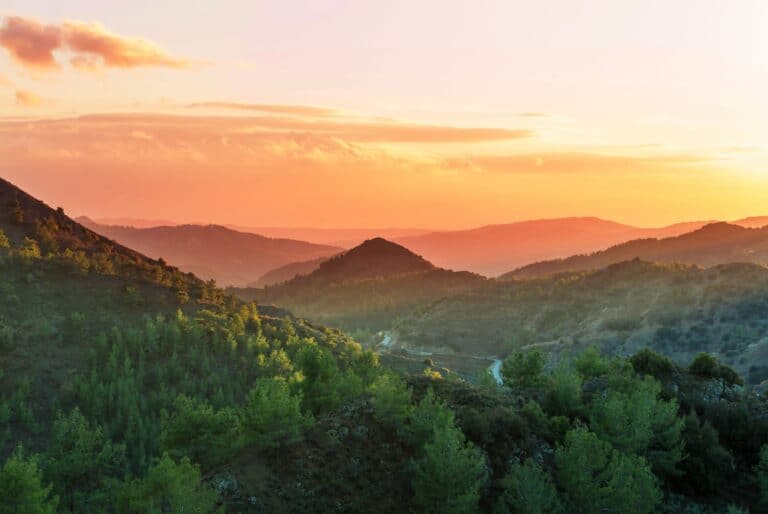 Excursion dans les montagnes du Troodos