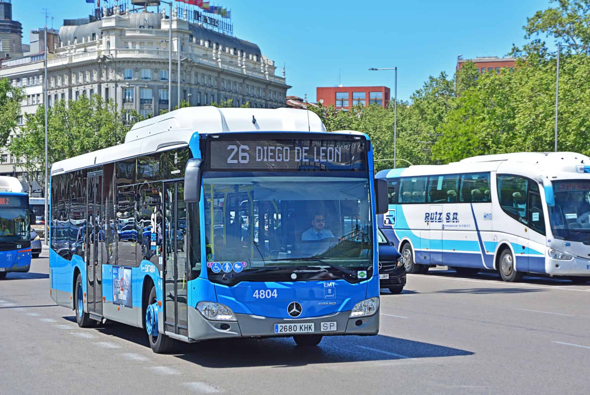 prendre le bus a madrid