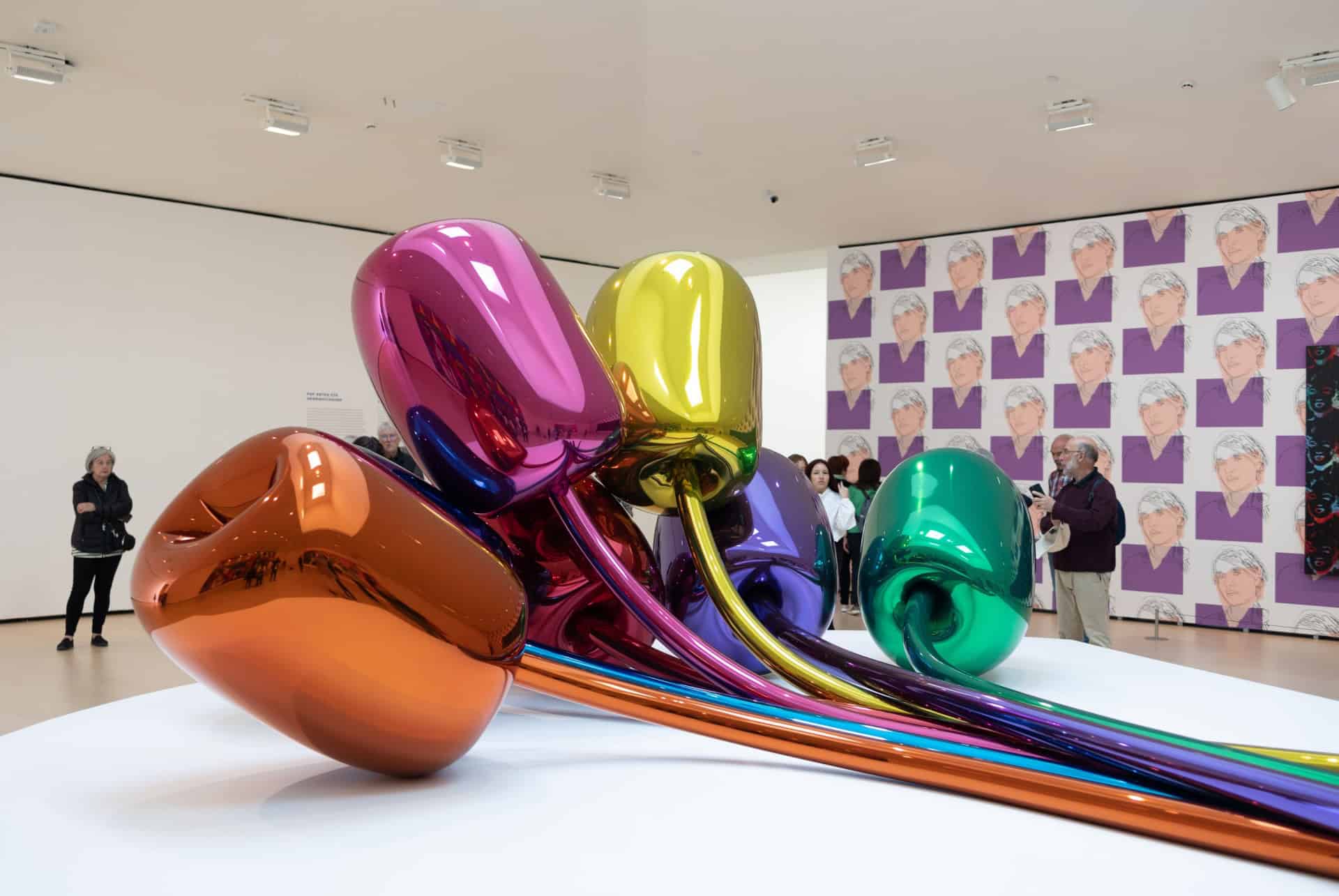 exposition tulipes Musée Guggenheim de Bilbao