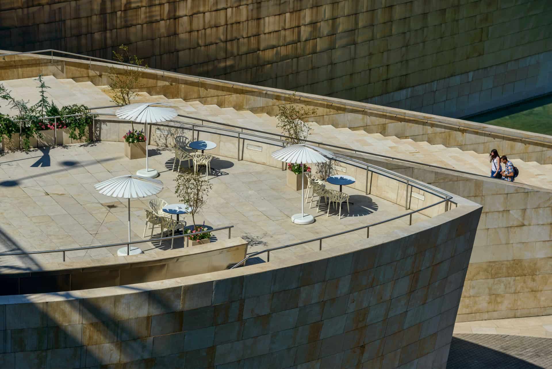 terrase restaurant Guggenheim Bilbao