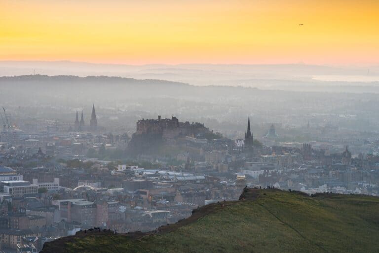Randonnée au coucher de soleil à Arthur's Seat