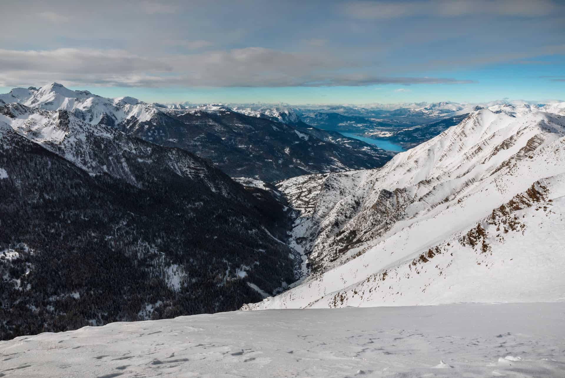 piste de ski crevoux hautes alpes