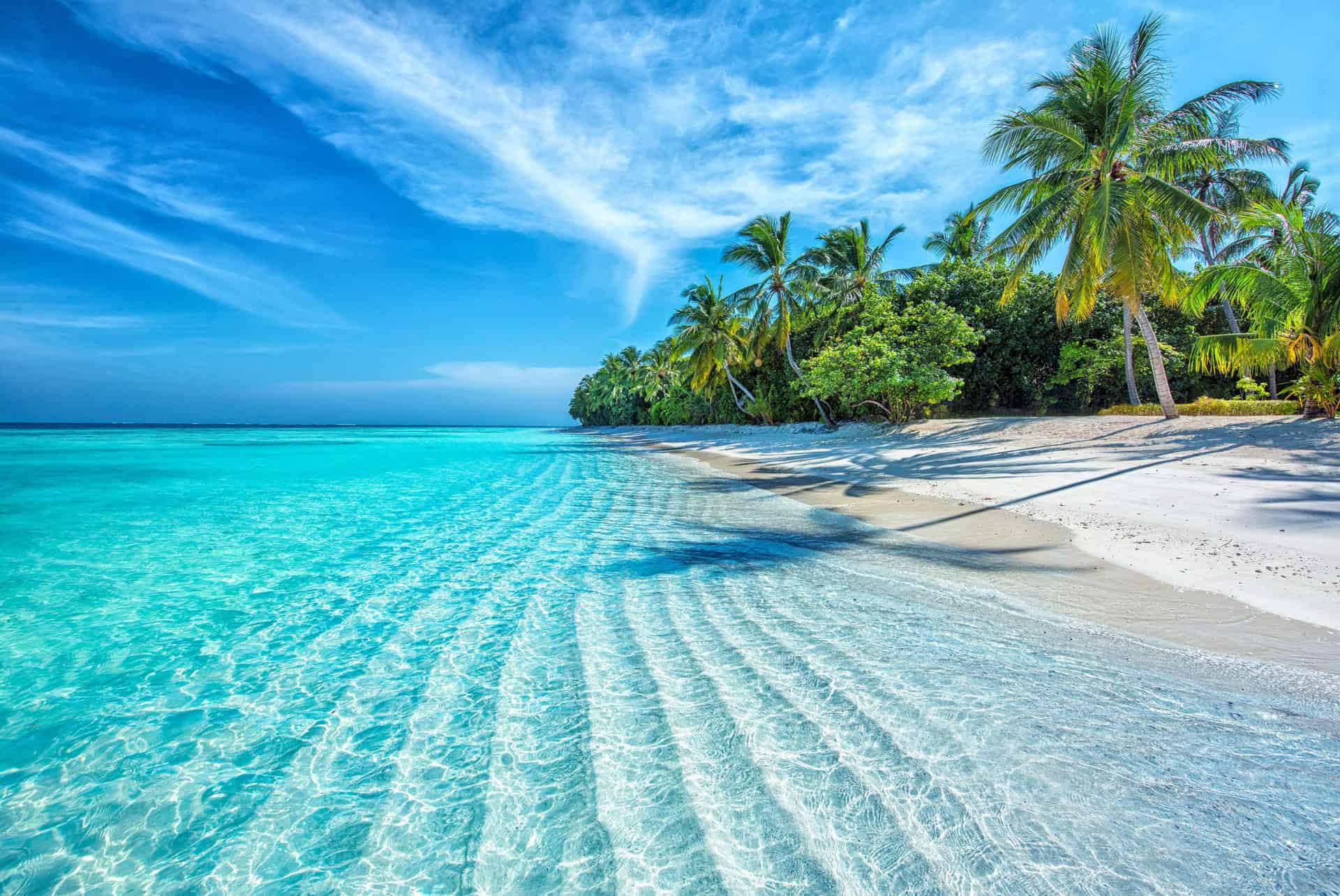plage paradisiaque maldives
