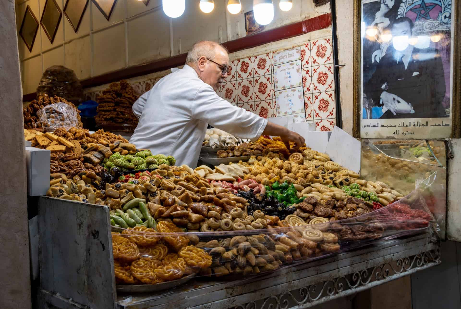 etals de patisseries marrakech