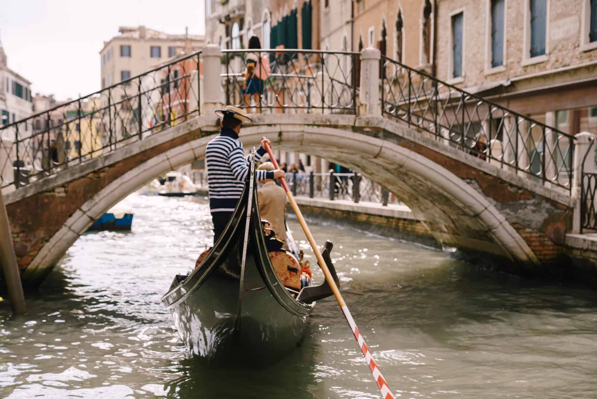 gondole a venise en mars