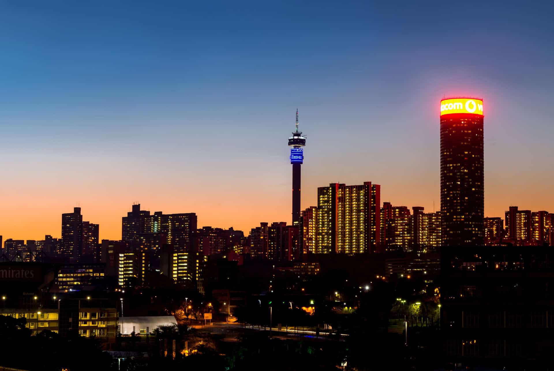 johannesburg de nuit